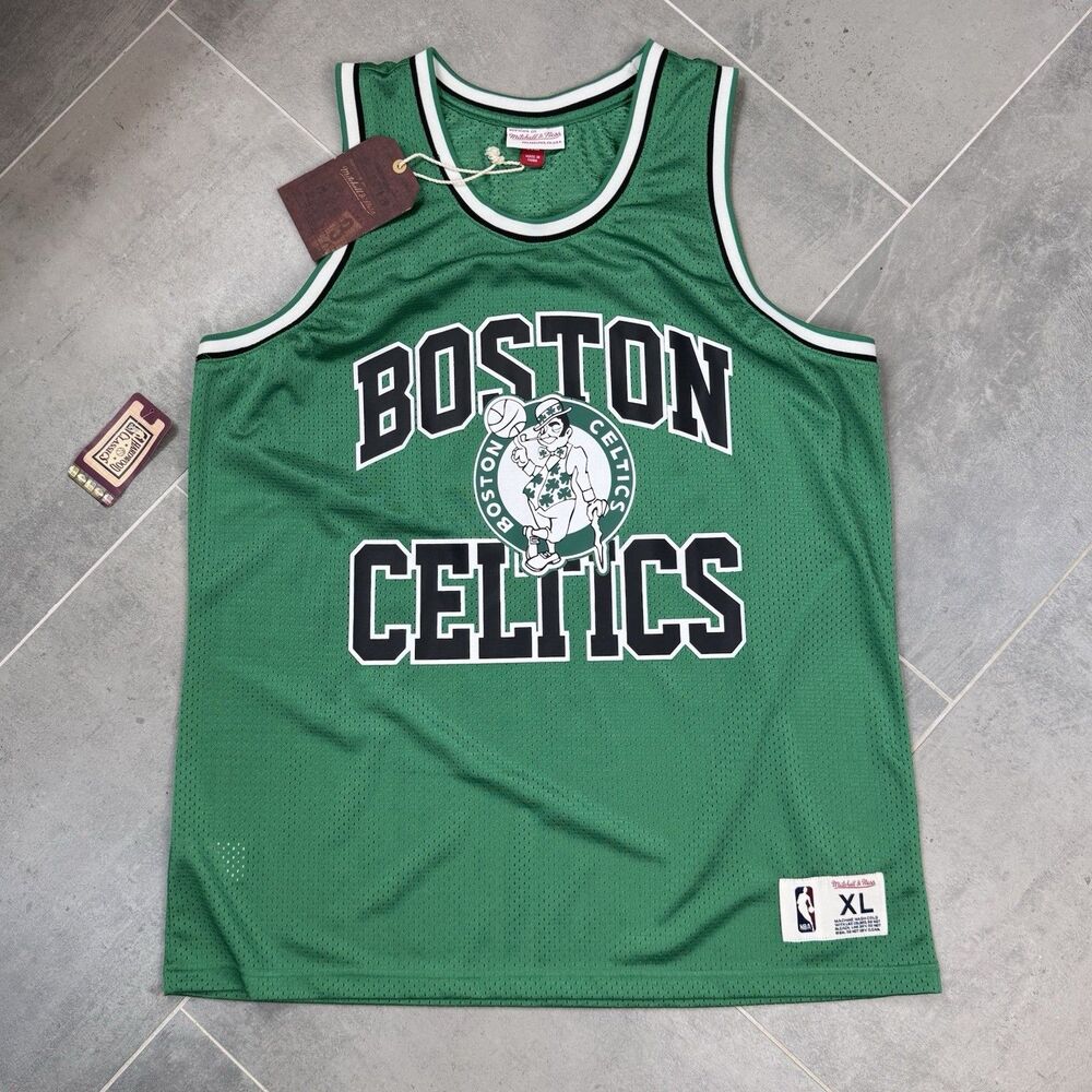 Mitchell & Ness Celtics Drop Step Mesh Tank 4088A XL NWT Vintage NBA